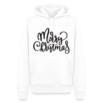 Merry Christmas Christmas Xmas Gift Fun - Men’s Premium Organic Hoodie - white - Front - Nico (187cm)
