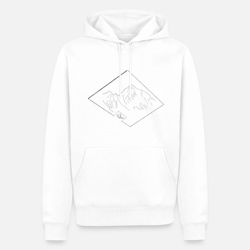 K2 - Männer Premium Bio Hoodie - Weiß