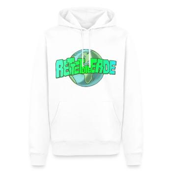 rettet die erde - Männer Premium Bio Hoodie - Weiß - Vorne - Nico (187cm)