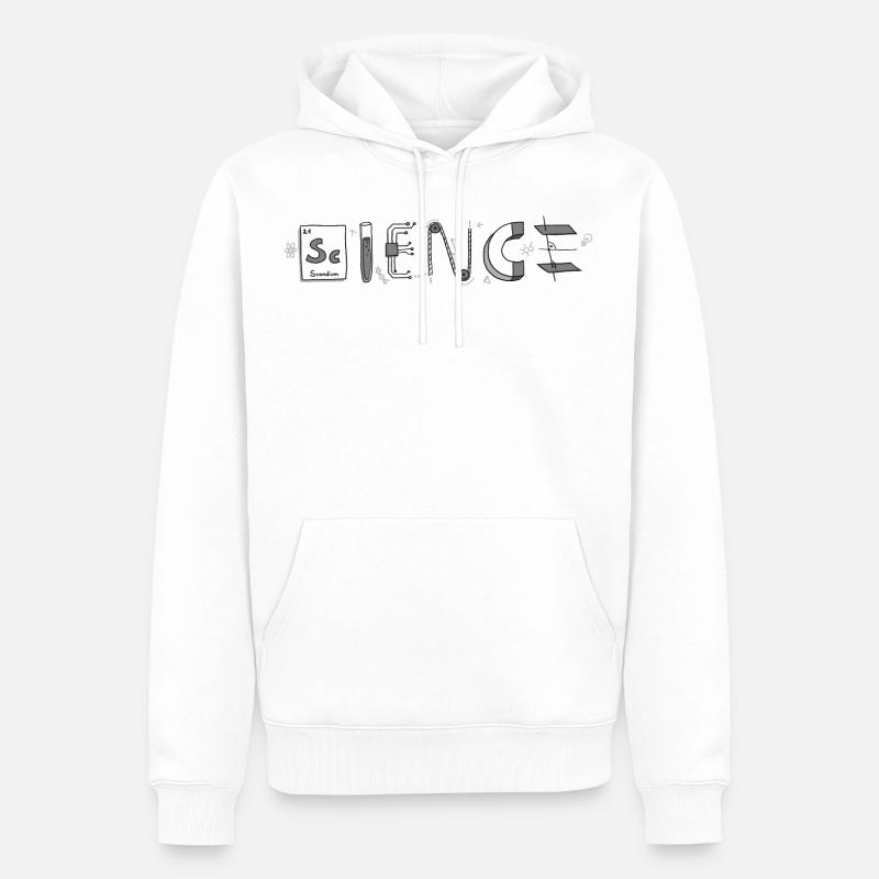 Science! - Männer Premium Bio Hoodie - Weiß