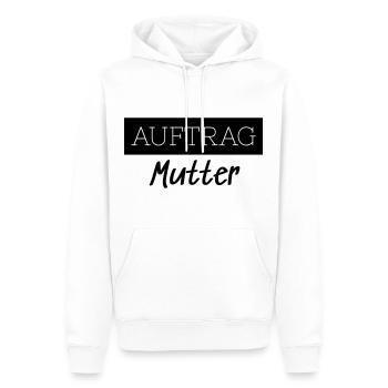 Order Mom Family Funny Gift - Men’s Premium Organic Hoodie - white - Front - Nico (187cm)