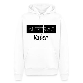 Order Father Family Funny Gift - Men’s Premium Organic Hoodie - white - Front - Nico (187cm)