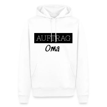 Order Grandma Family Funny Grandmother Gift - Men’s Premium Organic Hoodie - white - Front - Nico (187cm)
