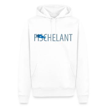 Sachsen Fisch lustig - Männer Premium Bio Hoodie - Weiß - Vorne - Nico (187cm)