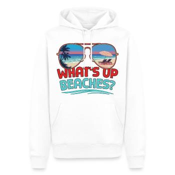 Familienurlaub Kreuzfahrt Was geht's Strände - Männer Premium Bio Hoodie - Weiß - Vorne - Nico (187cm)