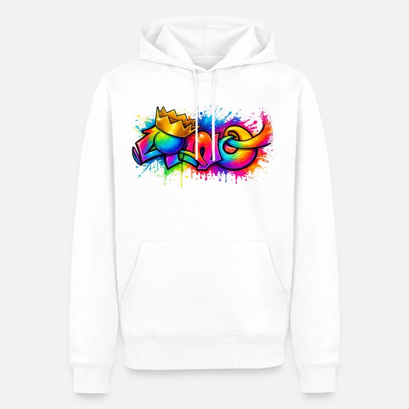 Cano - Männer Premium Bio Hoodie - Weiß