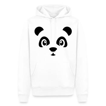 Cute panda bear - Panda bear - Zoo animal - China - Men’s Premium Organic Hoodie - white - Front - Nico (187cm)