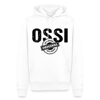 Ossi Original Ostdeutschland DDR Kind - Männer Premium Bio Hoodie - Weiß - Vorne - Nico (187cm)