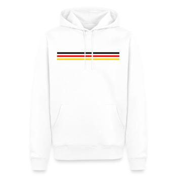 Trait Germany version 1 grand - Männer Premium Bio Hoodie - Weiß - Vorne - Nico (187cm)