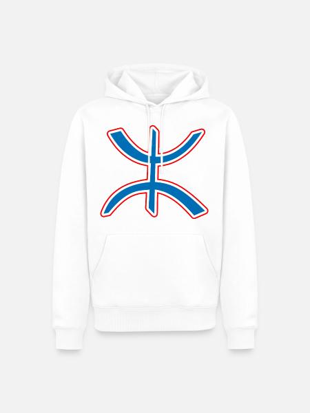 Berber Amazigh - Men’s Premium Organic Hoodie - white