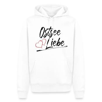 Ostsee Liebe - Männer Premium Bio Hoodie - Weiß - Vorne - Nico (187cm)