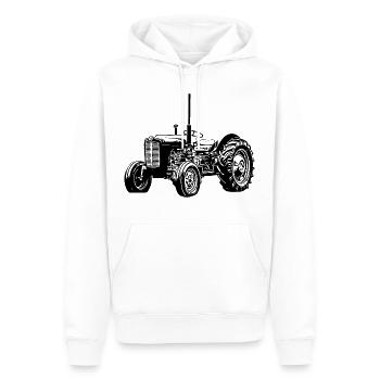 M F 35 Traktor - Männer Premium Bio Hoodie - Weiß - Vorne - Nico (187cm)