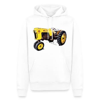 MINNEAPOLIS Traktor 4 STAR - Männer Premium Bio Hoodie - Weiß - Vorne - Nico (187cm)