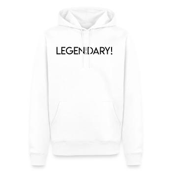 LEGEN ... wait for it ... DARY! - Legendary - Men’s Premium Organic Hoodie - white - Front - Nico (187cm)
