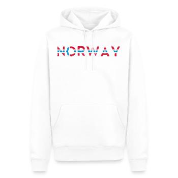 Norway Norwegen - Männer Premium Bio Hoodie - Weiß - Vorne - Nico (187cm)