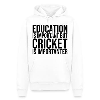 Cricket Cricket Cricket - Männer Premium Bio Hoodie - Weiß - Vorne - Nico (187cm)