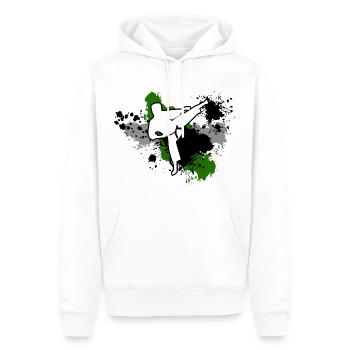 Karaté Temps Libre Cadeau Karatéka Sport de Combat - Sweat à capuche Premium bio Homme - blanc - Devant - Nico (187cm)