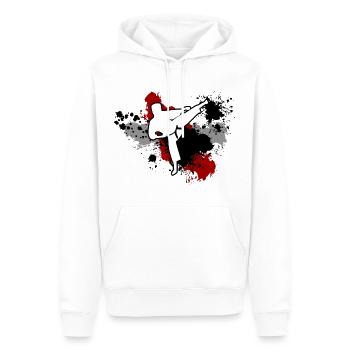 Karaté Temps Libre Cadeau Karatéka Sport de Combat - Sweat à capuche Premium bio Homme - blanc - Devant - Nico (187cm)
