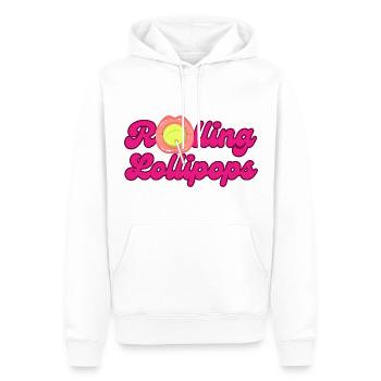 Rolling Lollipops - Men’s Premium Organic Hoodie - white - Front - Nico (187cm)