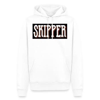 skipper segeln boot yacht - Männer Premium Bio Hoodie - Weiß - Vorne - Nico (187cm)