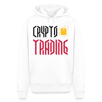 CRYPTOCURRENCIES / CRYPTOS / KRYPTOWÄHRUNG TRADING - Männer Premium Bio Hoodie - Weiß - Vorne - Nico (187cm)