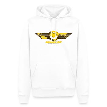 Minions Fliegen Mit Minion Air - Männer Premium Bio Hoodie - Weiß - Vorne - Nico (187cm)