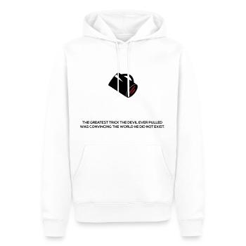 Le plus grand tour du diable! Les suspects habituels - Sweat à capuche Premium bio Homme - blanc - Devant - Nico (187cm)