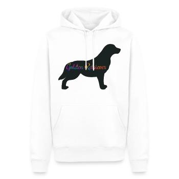 Golden Retriever Dog Dog Owner Owner - Men’s Premium Organic Hoodie - white - Front - Nico (187cm)
