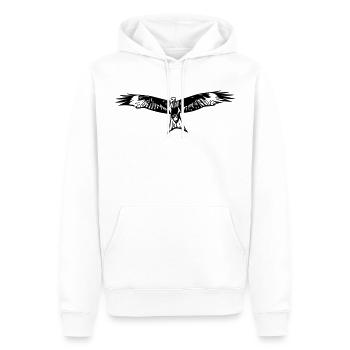 Falke - Männer Premium Bio Hoodie - Weiß - Vorne - Nico (187cm)