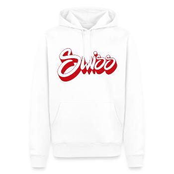 Suisse - Sweat à capuche Premium bio Homme - blanc - Devant - Nico (187cm)