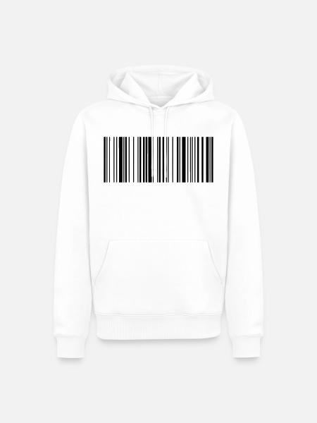 EAN barcode scanning 1c - Men’s Premium Organic Hoodie - white
