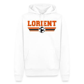Lorient Fußball 2013 - Männer Premium Bio Hoodie - Weiß - Vorne - Nico (187cm)