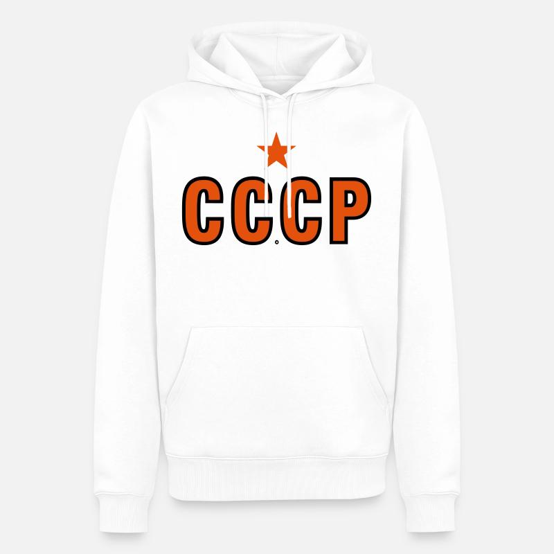 Der Oberste Sowjet - Männer Premium Bio Hoodie - Weiß