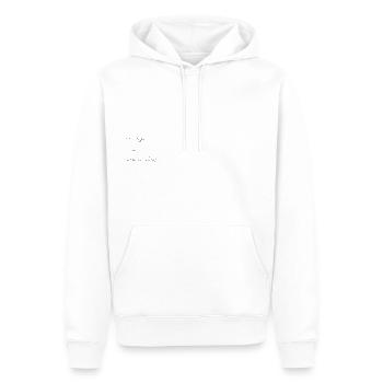 energy is everything - dein Motivator - Männer Premium Bio Hoodie - Weiß - Vorne - Nico (187cm)