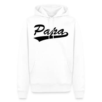 pregnant / / Papa 20xx / / surprise for Dad - Men’s Premium Organic Hoodie - white - Front - Nico (187cm)
