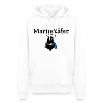Marienkäfer in der Marine - Männer Premium Bio Hoodie - Weiß - Vorne - Nico (187cm)