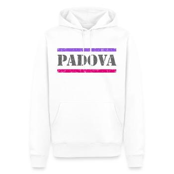 Padova - Männer Premium Bio Hoodie - Weiß - Vorne - Nico (187cm)