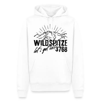 Wildspitze Ötztal Tyrol Austria Austria Hiking - Men’s Premium Organic Hoodie - white - Front - Nico (187cm)