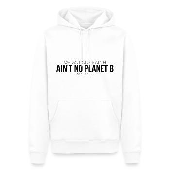 Ain't no planet B - Männer Premium Bio Hoodie - Weiß - Vorne - Nico (187cm)
