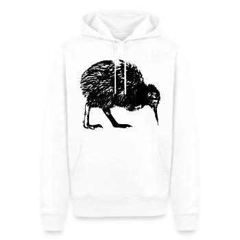 Kiwi Neuseeland & Auckland - Männer Premium Bio Hoodie - Weiß - Vorne - Nico (187cm)