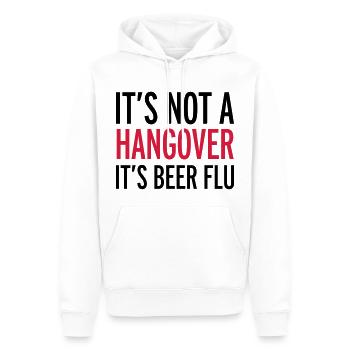 Beer - Männer Premium Bio Hoodie - Weiß - Vorne - Nico (187cm)