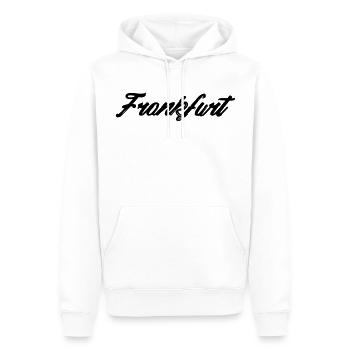 Francfort montre ta patrie au monde - Sweat à capuche Premium bio Homme - blanc - Devant - Nico (187cm)