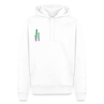 Colorful cactus - Men’s Premium Organic Hoodie - white - Front - Nico (187cm)