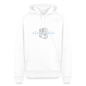 PC Gamer - Männer Premium Bio Hoodie - Weiß - Vorne - Nico (187cm)