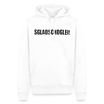ddr sgladschdglei Sachsen Sachse Geschenkidee - Männer Premium Bio Hoodie - Weiß - Vorne - Nico (187cm)