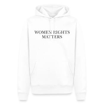 Frauenrechte Demonstration - Männer Premium Bio Hoodie - Weiß - Vorne - Nico (187cm)