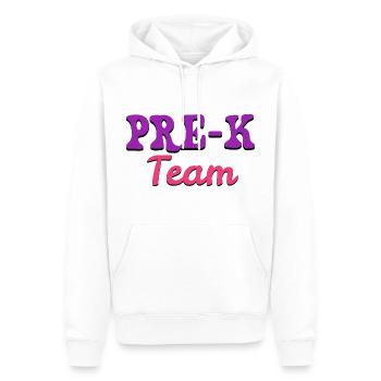 Pre-K Team - Pre Kindergarten Teacher - Men’s Premium Organic Hoodie - white - Front - Nico (187cm)