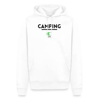 Camping. Wohnmobil-T-Shirt - Männer Premium Bio Hoodie - Weiß - Vorne - Nico (187cm)