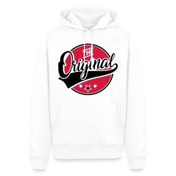 The Original - Das Original - The Remix - Familie - Sweat à capuche Premium bio Homme - blanc - Devant - Nico (187cm)