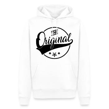 The Original - Das Original - The Remix - Familie - Sweat à capuche Premium bio Homme - blanc - Devant - Nico (187cm)